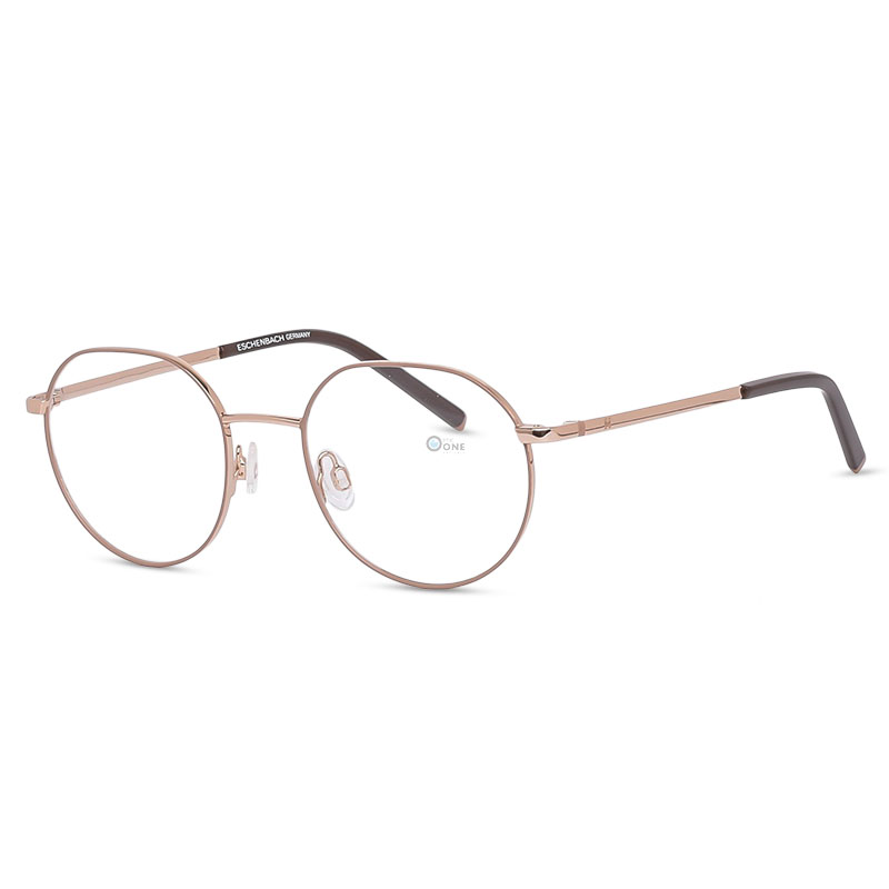 HUMPHREY'S Eyewear | Crown Frame for Small Face | Light Brown-Gold Color