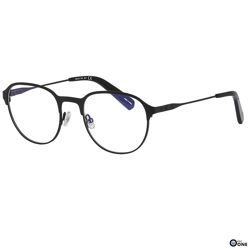 CR7 Unisex Metal Eyeglasses Matte Black