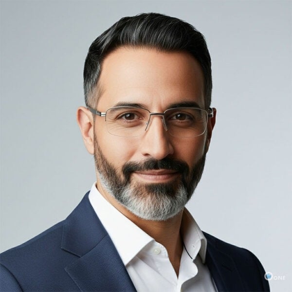 Lightweight Titanium Men's Glasses with Fixed Nose Pads | Stepper SI 60013 Matte Gray - Image 2