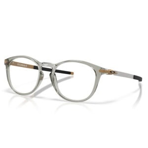 Oakley Round Titanium Eyeglasses Pitchman R OX8105 Grey Ink 52 mm