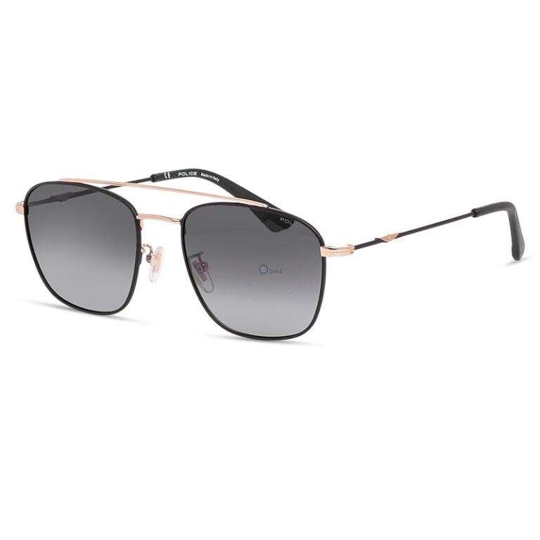 Police Thin & Minimalistic Sunglasses ORIGINS LITE 2 SPL996V Black-Gold ...