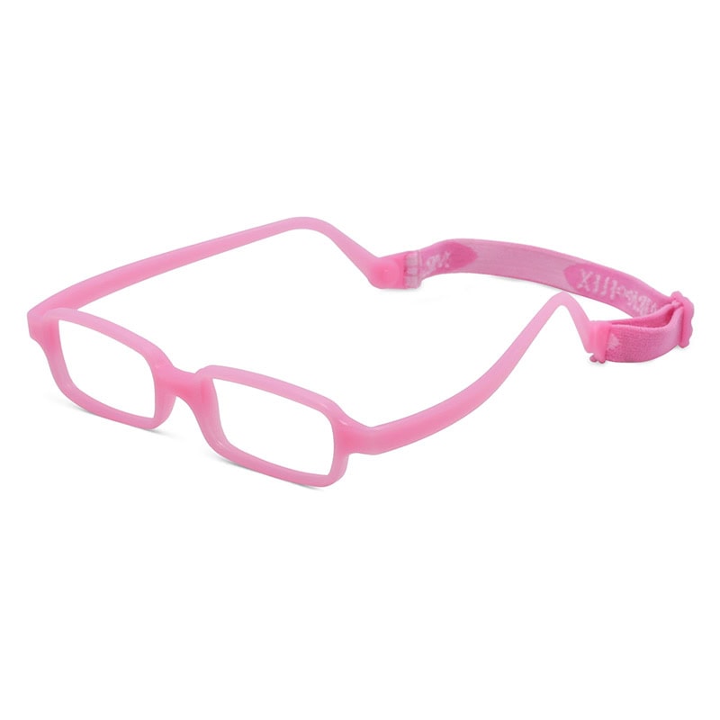 Miraflex New Baby B Flexible & Unbreakable Glasses for Kids | Size 42mm Pink