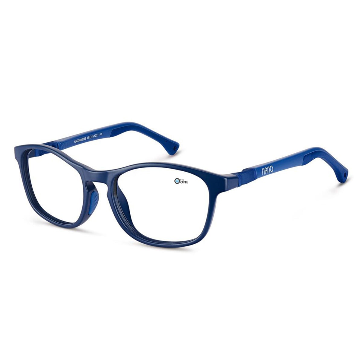 Nano Vista Power Up 3.0 NAO3080248 Kids' Square Eyeglasses in Navy Blue | Ages 8-12