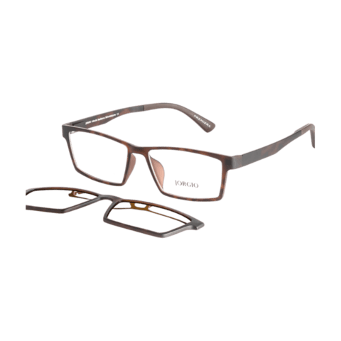 Budget magnetic clip-on glasses